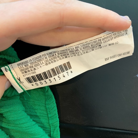 Forever 21 Emerald Green Ruched Strapless Romper - Picture 5 of 7